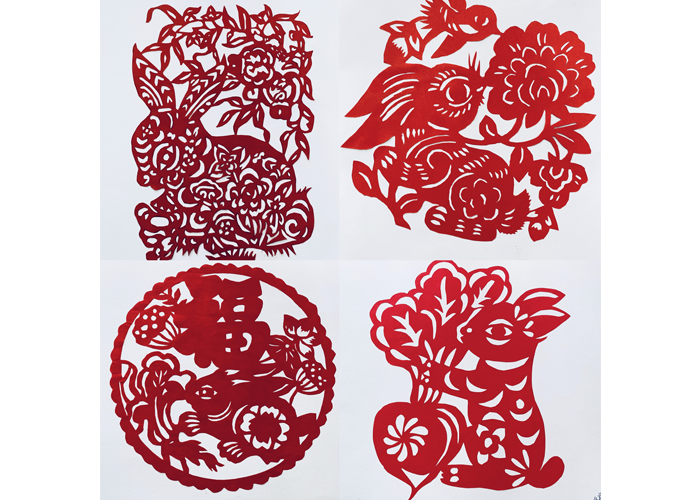 现代服务系举办“匠心谱芳华·巧手展风采”手工剪纸优秀作品展 